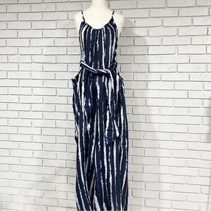 Anthropologie The Mason Tie-Front Jumpsuit